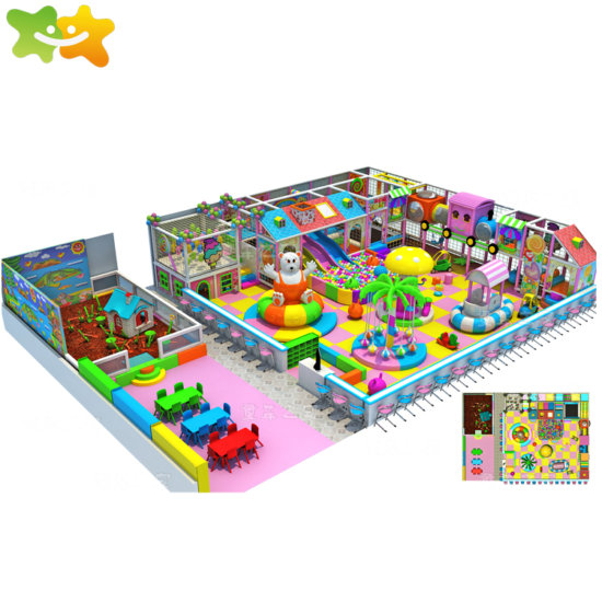 Funny children playground indoor colorful indoor playground equipment